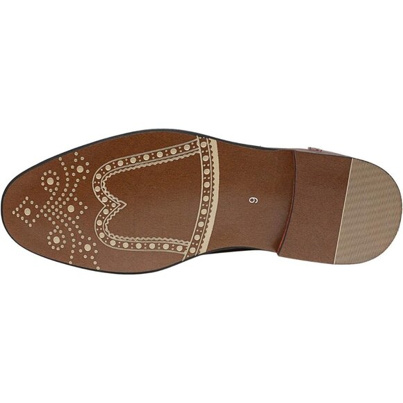 Bruno Marc Italy Men's 3-Brown Classic Modern Formal Oxford Lace-Up Dress Shoes - Picture 8 of 10